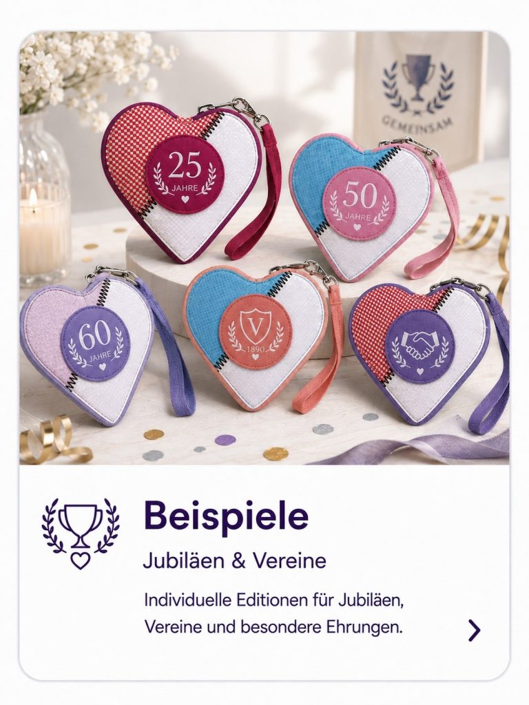 Jubiläen & Vereine – Individualisierungsbeispiele